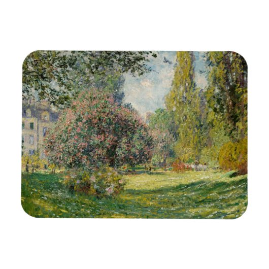 Claude Monet - Landschap: De Parc Monceau Magneet (Horizontaal)