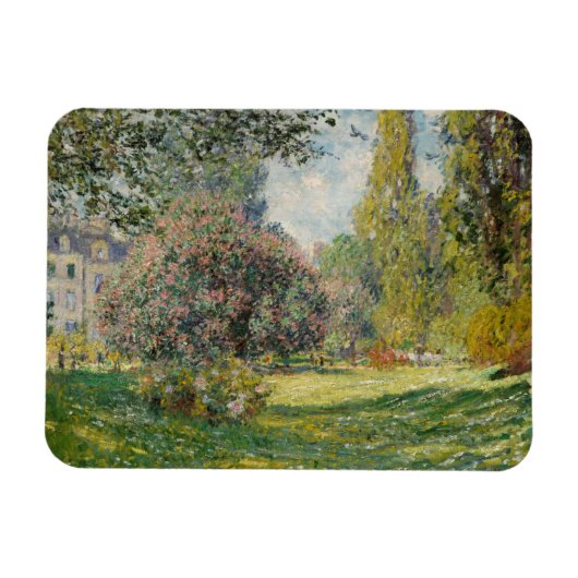 Claude Monet | Landschap: de Parc Monceau Magneet (Horizontaal)