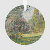 Claude Monet | Landschap: De Parc Monceau Ornament (achterkant)