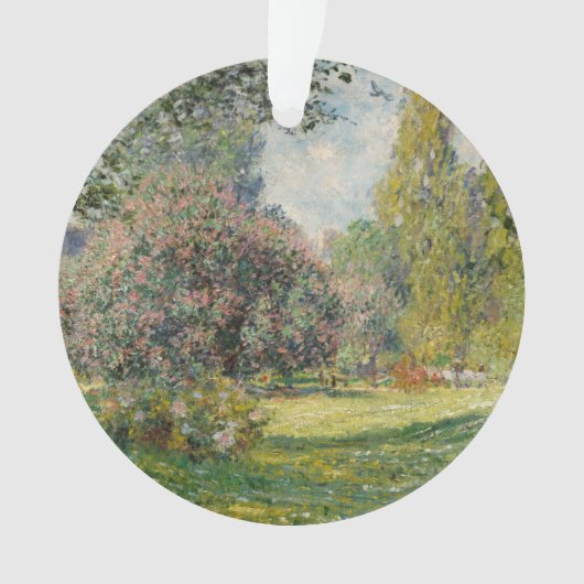 Claude Monet | Landschap: De Parc Monceau Ornament (voorkant)
