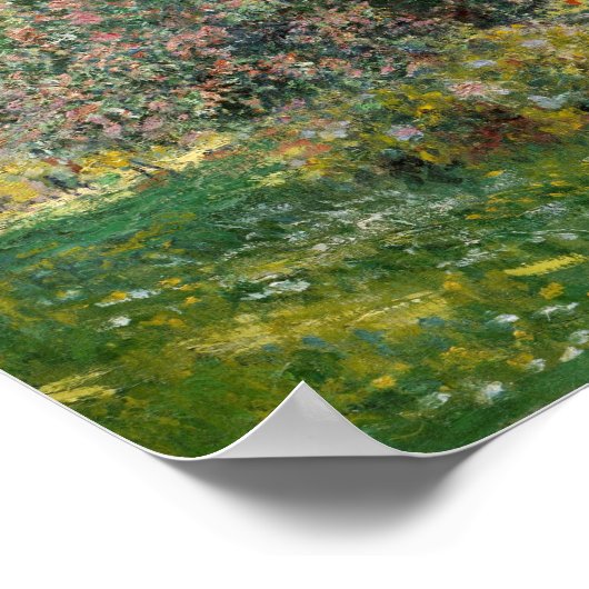 Claude Monet - Landschap: De Parc Monceau Poster (Hoek)