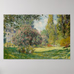 Claude Monet - Landschap: De Parc Monceau Poster<br><div class="desc">Landschap: The Parc Monceau door Claude Monet,  1876. Olie op canvas.</div>