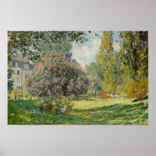 Claude Monet - Landschap: De Parc Monceau Poster
