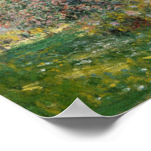 Claude Monet | Landschap: de Parc Monceau Poster (Hoek)