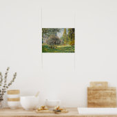 Claude Monet | Landschap: de Parc Monceau Poster (Keuken)