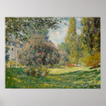 Claude Monet | Landschap: de Parc Monceau Poster<br><div class="desc">Het landschap De Parc Monceau door Claude Monet � Bridgeman Afbeeldingen</div>