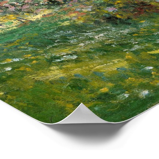 Claude Monet - Landschap: De Parc Monceau Poster (Hoek)