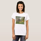 Claude Monet | Landschap: De Parc Monceau T-shirt (Voorkant volledig)