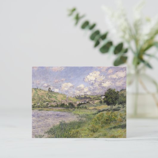 Claude Monet | Landschap, Vetheuil, 1879 Briefkaart (Staand voorkant)