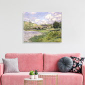 Claude Monet | Landschap, Vetheuil, 1879 Canvas Afdruk (Insitu (Woonkamer))