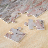 Claude Monet Lavacourt Winterlandschap Legpuzzel (Zijkant)
