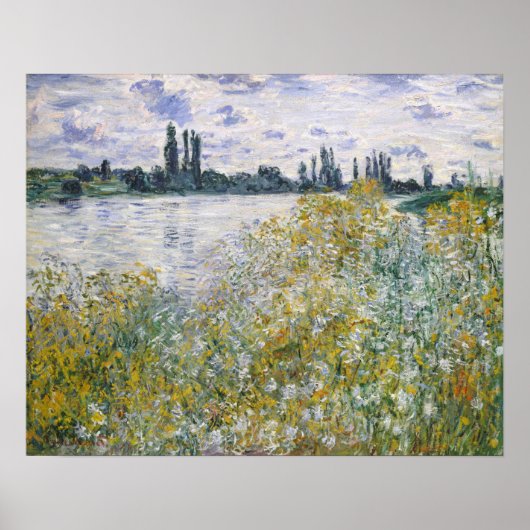 Claude Monet | � le aux Fleurs bij V � theuil Poster (Voorkant)