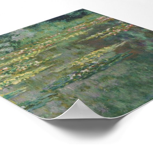 Claude Monet - Le Bassin des Nympheas Poster (Hoek)