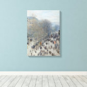 Claude Monet – Le Boulevard des Capucines – 1873 Canvas Afdruk (Insitu (Houten vloer))
