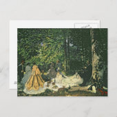 Claude Monet | Le Dejeuner sur l'Herbe, 1865-1866 Briefkaart (Voorkant / Achterkant)