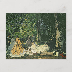 Claude Monet   Le Dejeuner sur l'Herbe, 1865-1866 Briefkaart