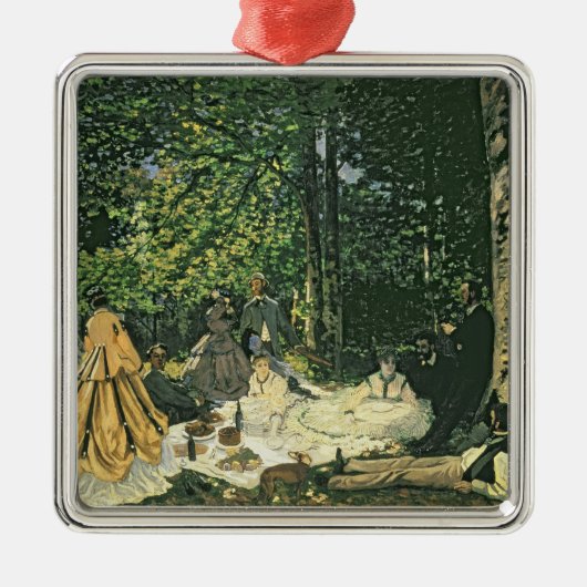 Claude Monet | Le Dejeuner sur l'Herbe, 1865-1866 Metalen Ornament (Voorkant)