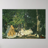 Claude Monet | Le Dejeuner sur l'Herbe, 1865-1866 Poster (Voorkant)