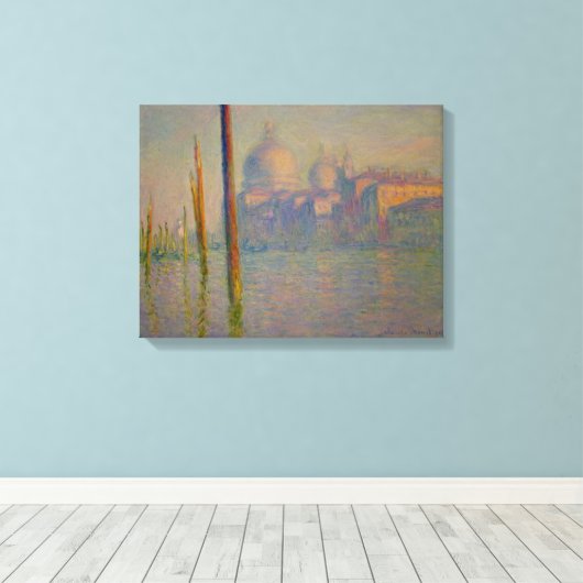 Claude Monet – Le Grand Canal – 1908 Canvas Afdruk (Insitu (Houten vloer))