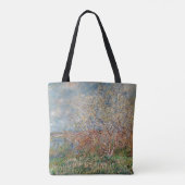Claude Monet | Lente, 1880-82 Tote Bag (Achterkant)