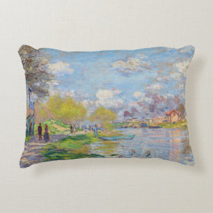Claude Monet - Lente aan de Seine Accent Kussen