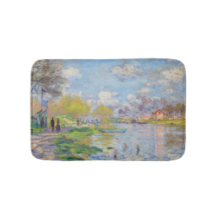 Claude Monet - Lente aan de Seine Badmat