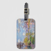 Claude Monet Lente aan de Seine Bagagelabel (Voorkant (verticaal))