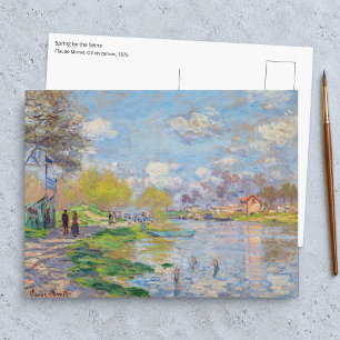 Claude Monet - Lente aan de Seine Briefkaart