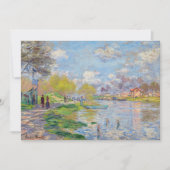 Claude Monet - Lente aan de Seine Kaart (Voorkant)