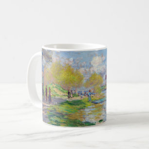 Claude Monet - Lente aan de Seine Koffiemok