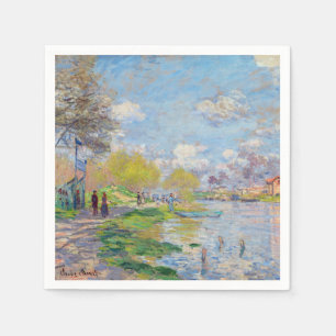 Claude Monet - Lente aan de Seine Servet