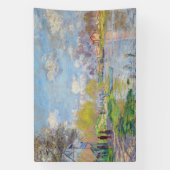 Claude Monet - Lente aan de Seine Spandoek (Verticaal)