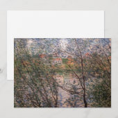 Claude Monet - Lente door de takken Bedankkaart (Voorkant / Achterkant)