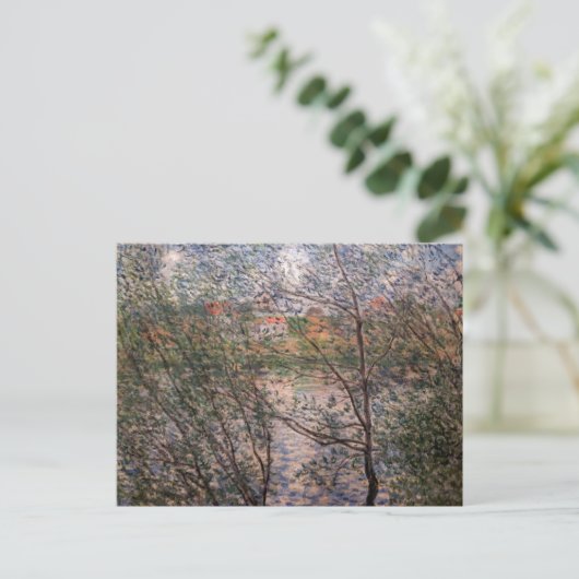 Claude Monet - Lente door de takken Briefkaart (Staand voorkant)