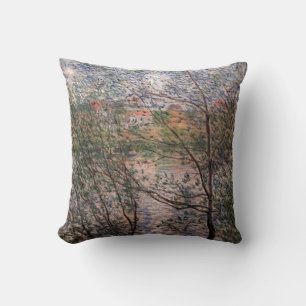 Claude Monet - Lente door de takken Kussen