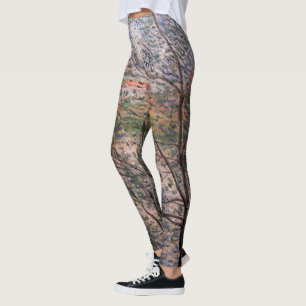 Claude Monet - Lente door de takken Leggings