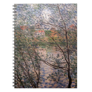 Claude Monet - Lente door de takken Notitieboek