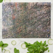 Claude Monet - Lente door de takken Theedoek (Gevouwen)