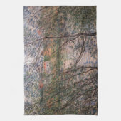 Claude Monet - Lente door de takken Theedoek (Verticaal)