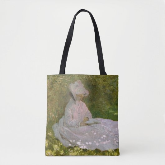 Claude Monet - Lente Tote Bag (Voorkant)