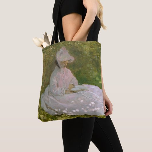Claude Monet - Lente Tote Bag (Dichtbij)
