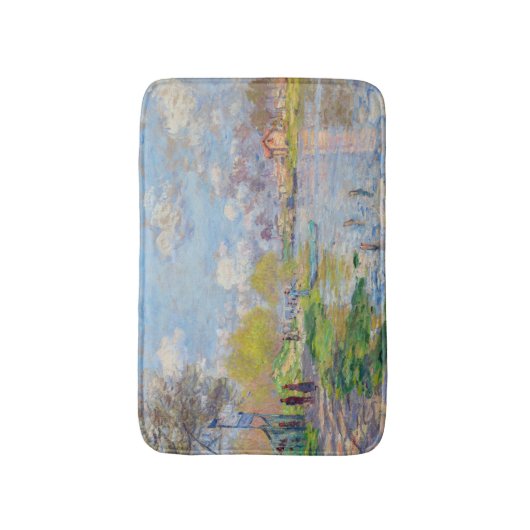 Claude Monet - Lente van de Seine Badmat (Voorkant Verticaal)
