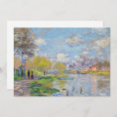 Claude Monet - Lente van de Seine Bedankkaart (Voorkant / Achterkant)