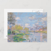 Claude Monet - Lente van de Seine Briefkaart (Voorkant / Achterkant)