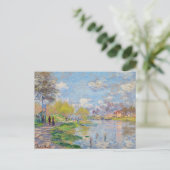 Claude Monet - Lente van de Seine Briefkaart (Staand voorkant)
