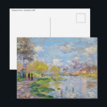 Claude Monet - Lente van de Seine Briefkaart<br><div class="desc">Lente van de Seine - Claude Monet, 1875</div>