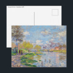 Claude Monet - Lente van de Seine Briefkaart<br><div class="desc">Lente van de Seine - Claude Monet,  1875</div>