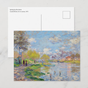 Claude Monet - Lente van de Seine Briefkaart