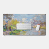 Claude Monet - Lente van de Seine Bureaumat (Keyboard & Muis)