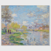 Claude Monet - Lente van de Seine Cadeaupapier (Vlak)